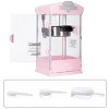 SEVOBAL Popcorn Poppers 8oz Popcorn Maker with Stainless Steel Kettle Warming Deck for Parties and Events, Pink, 11.02"*10.43"*19.54" - 3 of 4