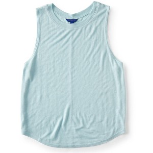 Aeropostale Womens Solid Muscle Tank Top, Blue, Medium - 1 of 1