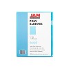 JAM Paper Plastic Sleeves 9" x 12" Blue 12/Pack 2226316987 - 3 of 3