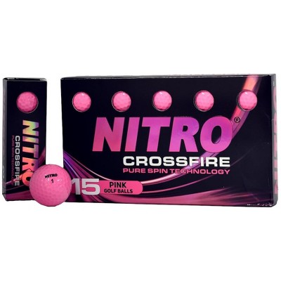 Nitro Crossfire Glossy Golf Balls [15-Ball]