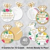 Big Dot of Happiness Last Luau - 4 Bridal Shower Games - 10 Cards Each - Gamerific Bundle - 2 of 4