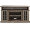 Dexmalle Gray Wash Classic TV Media Stand Modern Entertainment Console for TV Up to 65" with Open and Closed Storage Space - 4 of 4