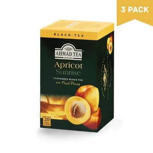 Ahmad Apricot Sunrise Black Tea 20ct tea bags - Pack of 3 - 1 of 4