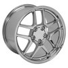 OE Wheels CV04 18 Inch Rim Fits Corvette C5 Z06 Style 5x120.65 18x10.5 Chrome - Hollander 5124 (1) - 4 of 4
