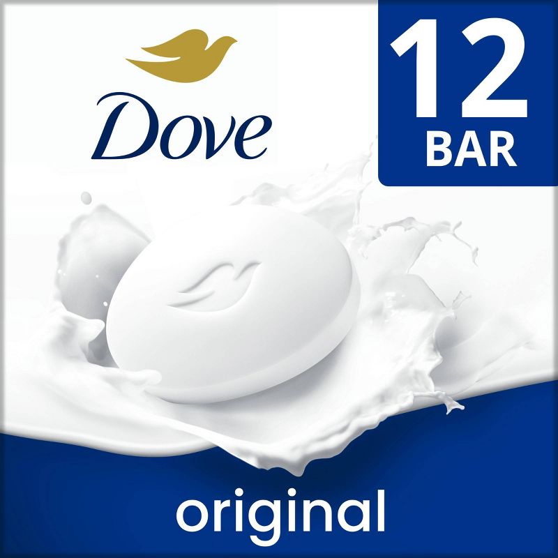 Dove Beauty White Moisturizing Beauty Bar Soap, 1 of 18