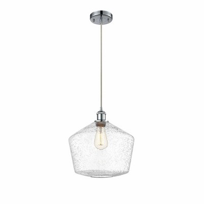 Cindyrella - 1 Light Cord Hung Mini Pendant In Industrial Style-13.5 Inches Tall and 12 Inches Wide