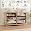 Jojoka 6/7-Drawer Dresser with Curved Legs and Rattan Accents, Freestanding Storage Cabinet for Bedroom, Living Room, Entryway, or Balcony - 3 of 4