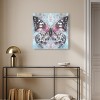 Art Remedy Shining Butterfly Colorful buterfly and flowers wall art Unframed - 2 of 4