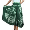 Agan Traders Women's Boho Summer Tie-dye High Waistband A Line Flared Maxi Skirt - 3 of 4