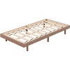 Twin Bed Frame, Floating Platform Bed Frame with Modern Design, Twin Size Particle Board Bed Frame, No Box Spring Needed, Easy Assembly - 4 of 4