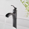 BWE Waterfall Single Hole Single-Handle Vessel Bathroom Faucet With Pop-up Drain Assembly - 4 of 4
