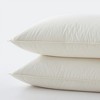 Puredown Set of 2 Natural Organic Cotton 50% Down Pillows Made in Japan - 4 of 4