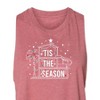 Women's Barbie Holidays & Christmas Graphic Racerback Tank - Heather Mauve - Small - 2 of 3