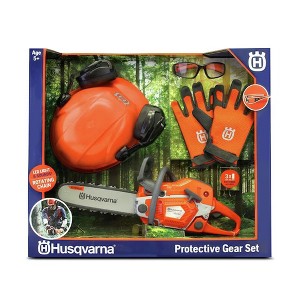 NEW Husqvarna 550XP Toy Chainsaw and Personal Protection Equipment Kit - 1 of 3