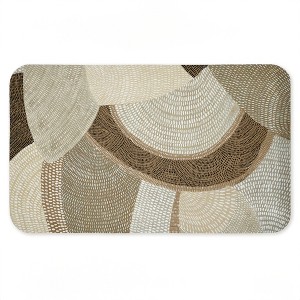 Stupell Industries Mystic Neutral Patterns Printed Anti-Fatigue Floor Mat, design by Emma Peal, 30"x18" - 1 of 4