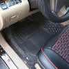 iMountek"4Pcs Heavy Duty PVC Rubber Automotive Floor Mats for Cars, SUVs, Trucks - Trimmable Design"Black - 4 of 4