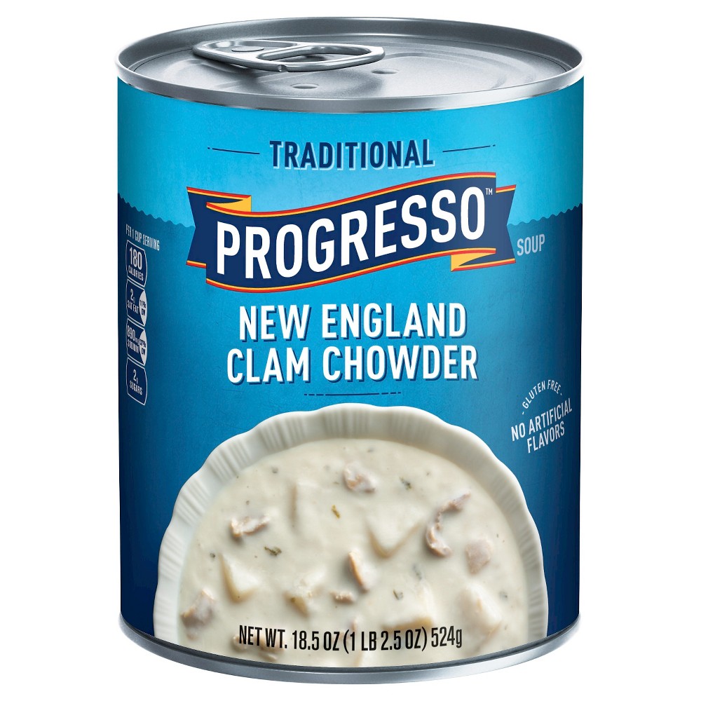 UPC 041196011128 product image for Progresso Traditional New England Clam Chowder Soup 18.5oz | upcitemdb.com