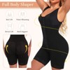 Voxshe Women’s Full Body Shapewear Sculpting Thigh-Length Bodysuit with Tummy Control & Butt Lifter BL-SW05 - 3 of 4