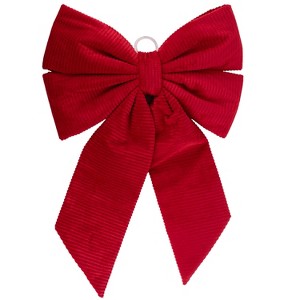 Christmas Magic 24"x35.8" Big Puffy Bow Red - 1 of 3