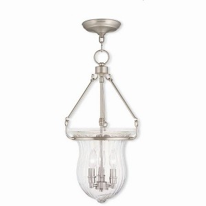 Livex Lighting Andover 3 - Light Pendant in  Brushed Nickel - 1 of 1