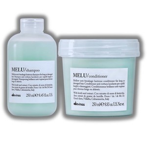 Davines Melu Mellow Anti-Breakage Lustrous Shampoo (8.45 oz) & Conditioner (8.83 oz) - Hydrating Treatment for Damaged Hair, Adds Shine & Elasticity - 1 of 2