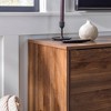 2 Door Mid-Century Modern Wood Storage TV Stand for TVs up to 65" - Saracina Home - 3 of 4
