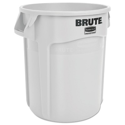 Rubbermaid Commercial Round Brute Container Plastic 20 gal White 2620WHI