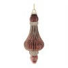 Ribbed Glass Drop Ornament (Set of 6) - 3 of 4