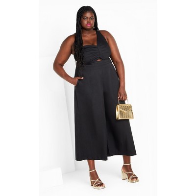 CITY CHIC | Women's Plus Size Rebecca Jumpsuit - black - 18W