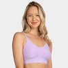 Fruit of the Loom Women's 360 Stretch Seamless Support Wireless Bra 2 Pack - 2 of 4