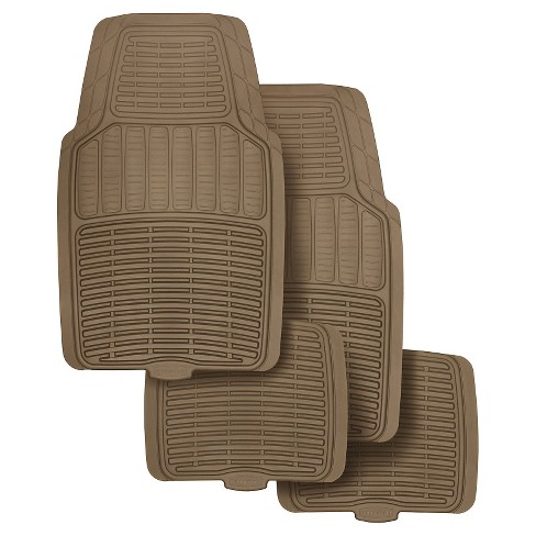 Rubbermaid Rubber Floor Mats Tan 4pk Target