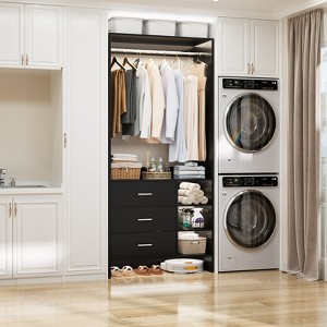 Besiost 30'' Closet Organizer with Wooden Drawers - 1 of 4