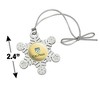 Cal Poly Primary Logo Metal Snowflake Christmas Tree Holiday Ornament - 3 of 3
