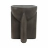 Modern Accent Table - Durable Cement & Pottery Side Table - Contemporary End Table for Living Room, Bedroom & Office - 19" Gray - 4 of 4