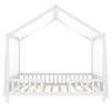 Merax Montessori Floor Bed with Canopy and Full Safety Railings - 4 of 4