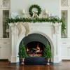 King of Christmas Pre-Lit Holiday Christmas 4-Piece Set, Yorkshire Fir Artificial Christmas Decor Set, Battery Operated - 2 of 4