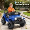 12V Kids Ride on Truck, 3 Speeds Electric Ride on Car with Parent Remote Control, Headlight, Music, Ride on Vehicle Toy for Kids Aged 3-8 - 4 of 4