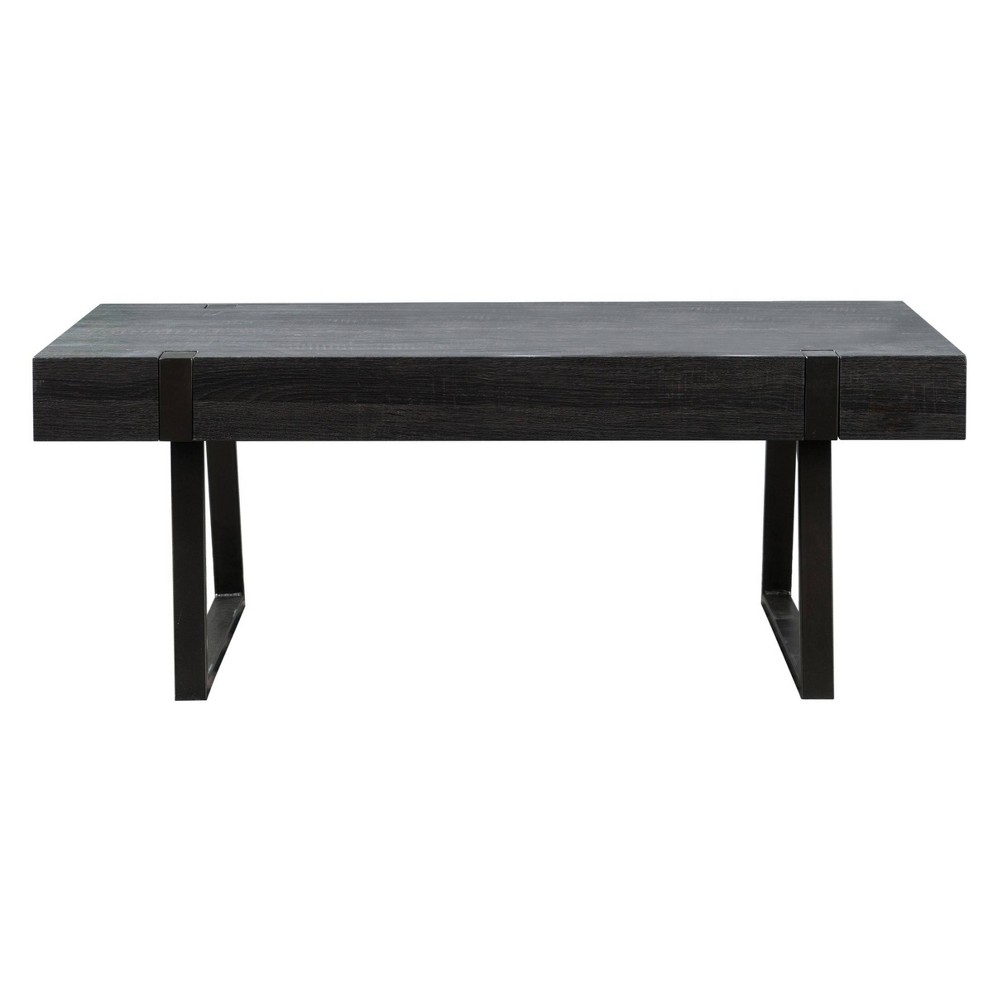 Photos - Coffee Table Abitha  - Black Oak - Christopher Knight Home