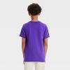 Boys' NBA Los Angeles Lakers Short Sleeve Graphic T-Shirt - Purple - 3 of 4