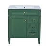 YOOCOZZ 30'' Bathroom Vanity with Top Sink,2 Drawers and a Tip-out Drawer - 4 of 4