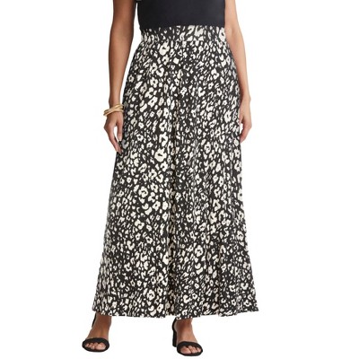 Jessica London Women's Plus Size Everyday Stretch Knit Maxi Skirt