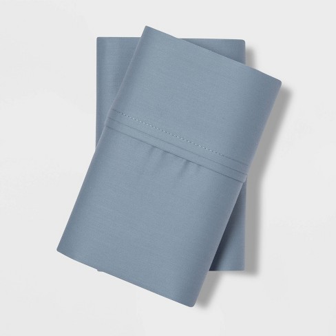 400 Thread Count Solid Performance Pillowcase Set Threshold Target