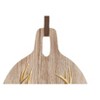 Deer Print Wood Kitchen Cutting Board Decor – 10" Tall Christmas Display by Melrose - 3 of 3