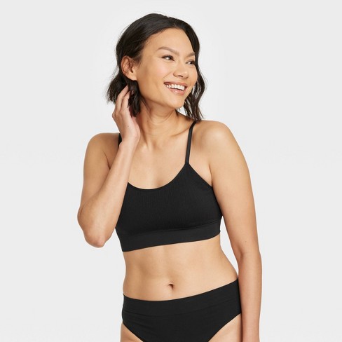 Women's Seamless Bralette - Auden™ Black Xl : Target