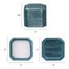 Unique Bargains Portable Double Slots Velvet Jewelry Ring Box for Proposal Engagement Wedding - 3 of 4