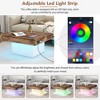 NicBex 31.4" Versatile Coffee Table with Charging Station&LED Lights,2-Tone Multifunctional Center Table Accent Cocktail Table for Leisure&Work - 2 of 4
