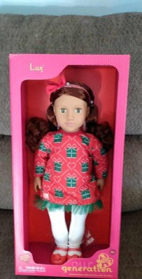 Our Generation Jacinta 18 Fashion Doll With Pink Skirt & Sweater : Target