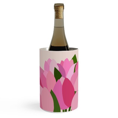 Daily Regina Designs Fresh Tulips Abstract Floral Wine Chiller - Deny Designs