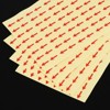 Unique Bargains Industrial Work Inspection Indicator Long Arrow PET Self-Adhesive Labels 0.5" x 0.4" Red - 4 of 4