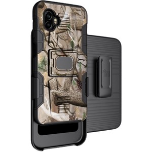 Nakedcellphone Rugged Case with Stand and Belt Clip Holster for Samsung Galaxy XCover 6 Pro Phone - 1 of 4